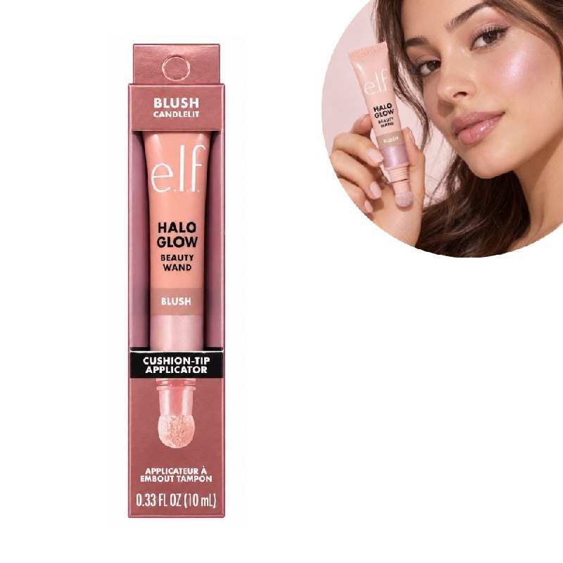 RUBOR LIQUIDO CON APLICADOR DE ESPONJA TONO CANDLELIT ELF 10ML