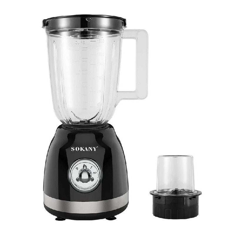 MAQUINA LICUADORA 2 EN 1, 500W, 2 VELOCIDADES SK-168 SOKANY 1500ML