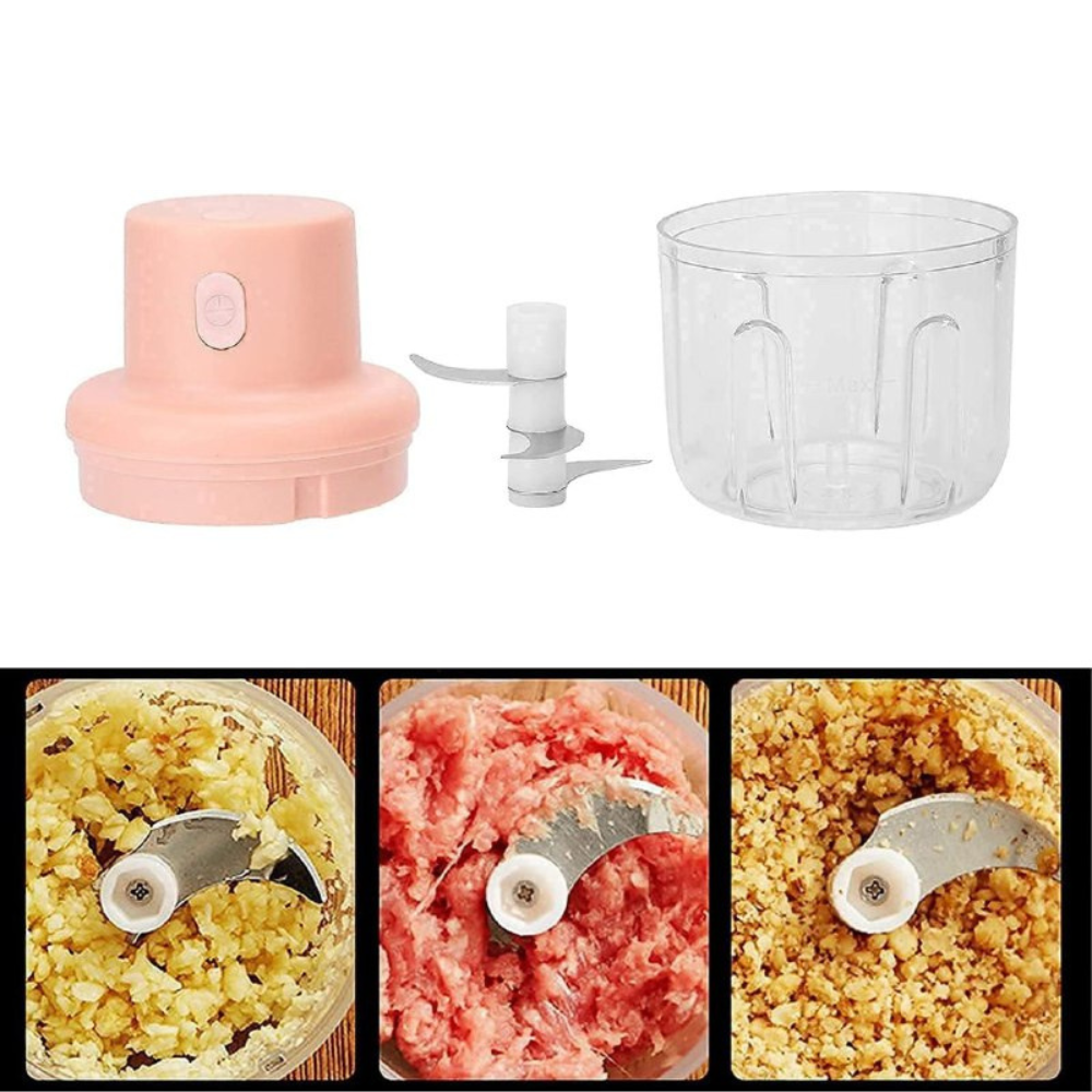 CORTADOR MINI PROCESADOR DE ALIMENTOS MULTIFUNCIONAL 250ML