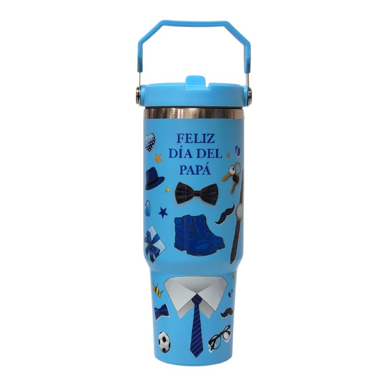 BOTE TERMICO DE REGALO PARA PADRE PARA BEBIDAS FRIAS Y CALIENTES BENELI HOME