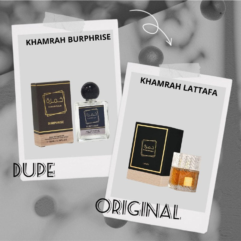 KHAMRAH BURPHRISE EDP 35ML (H) (AROMA SIMILAR LATTAFA KHAMRAH)