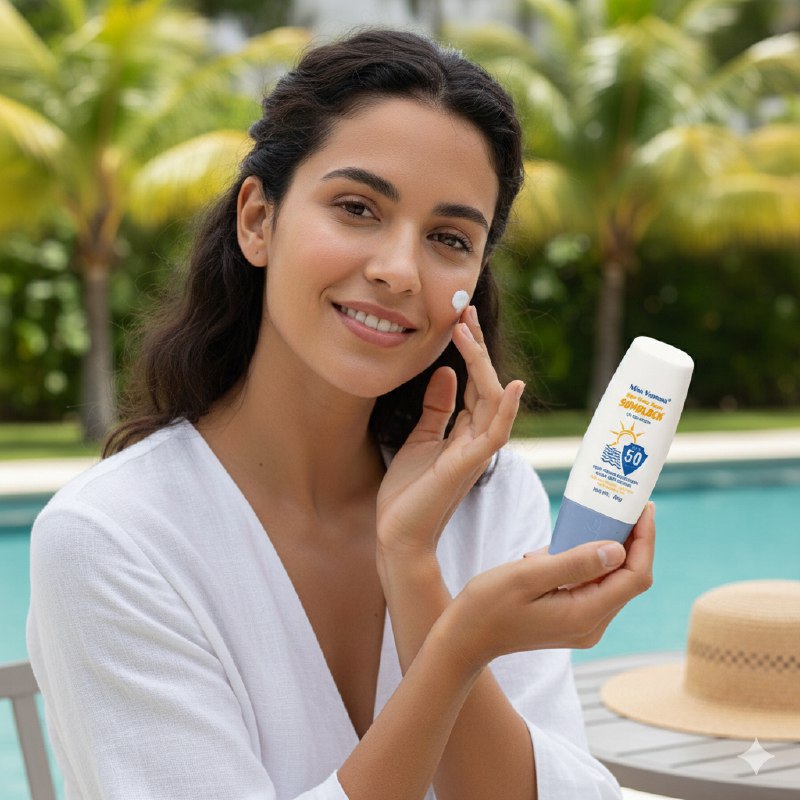 PROTECTOR SOLAR EN CREMA DE COLAGENO SPF50 MISS VANESSA 60G DUPE DE PROBUK