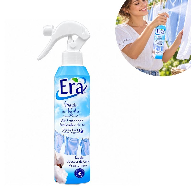 AMBIENTADOR AROMATIZADOR EN SPRAY PARA ROPA Y AMBIENTES CON AROMA MAGIA EN EL AIRE ERA 400ML