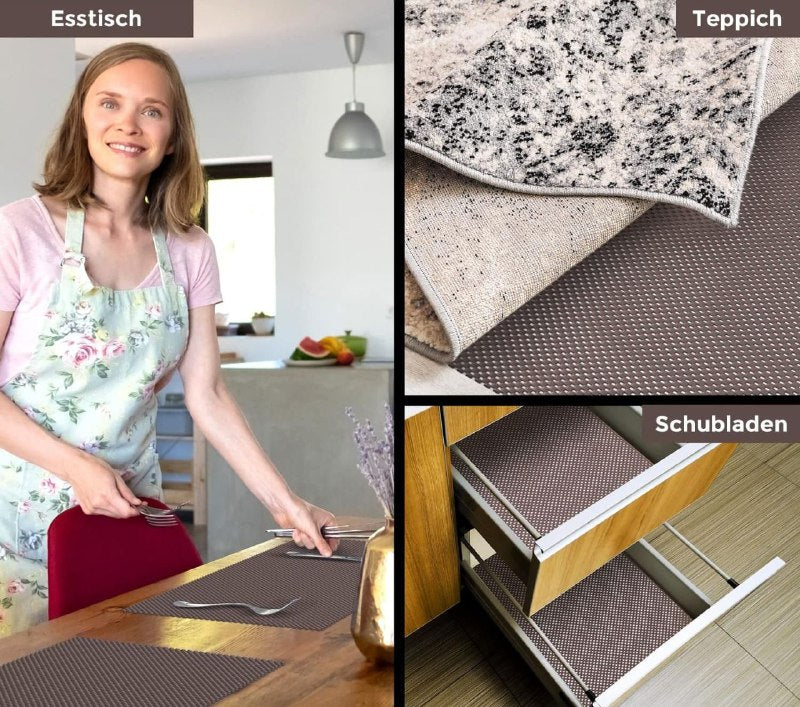 ALFOMBRA ANTIDESLIZANTE MULTIUSOS, UTIL Y FACIL DE USAR, ADHERENTE FACIL DE CORTAR Y RESISTENTE JIRERMEI ANTI SLIP MAT 45X150CM