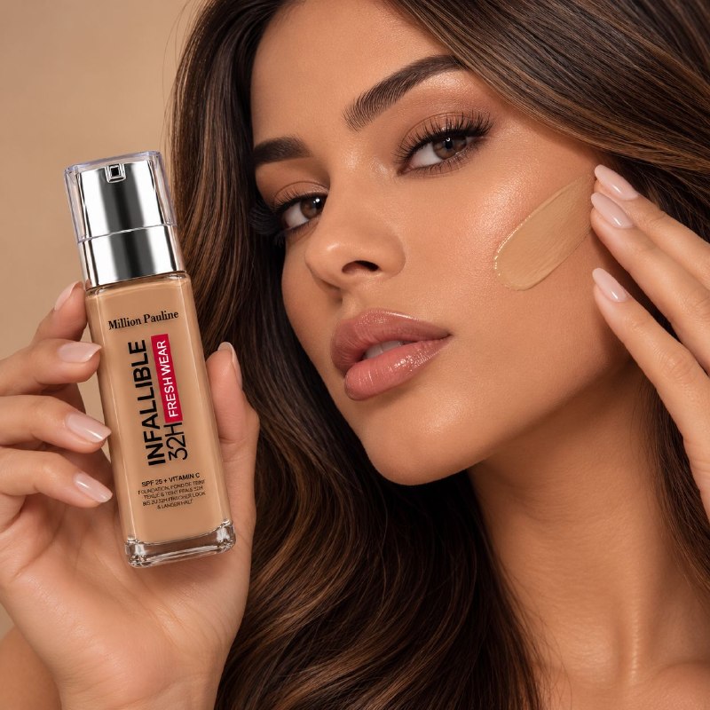 BASE DE MAQUILLAJE LIQUIDA DE LARGA DURACION MILLION PAULINE 30G (DUPE DE LOREAL)