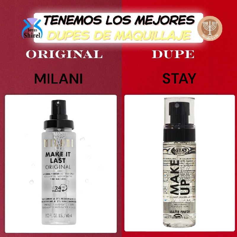 FIJADOR SELLADOR DE MAQUILLAJE CON ACABADO MATTE DE LARGA DURACION STAY BEAUTIFUL 80ML (DUPE DE MILANI)