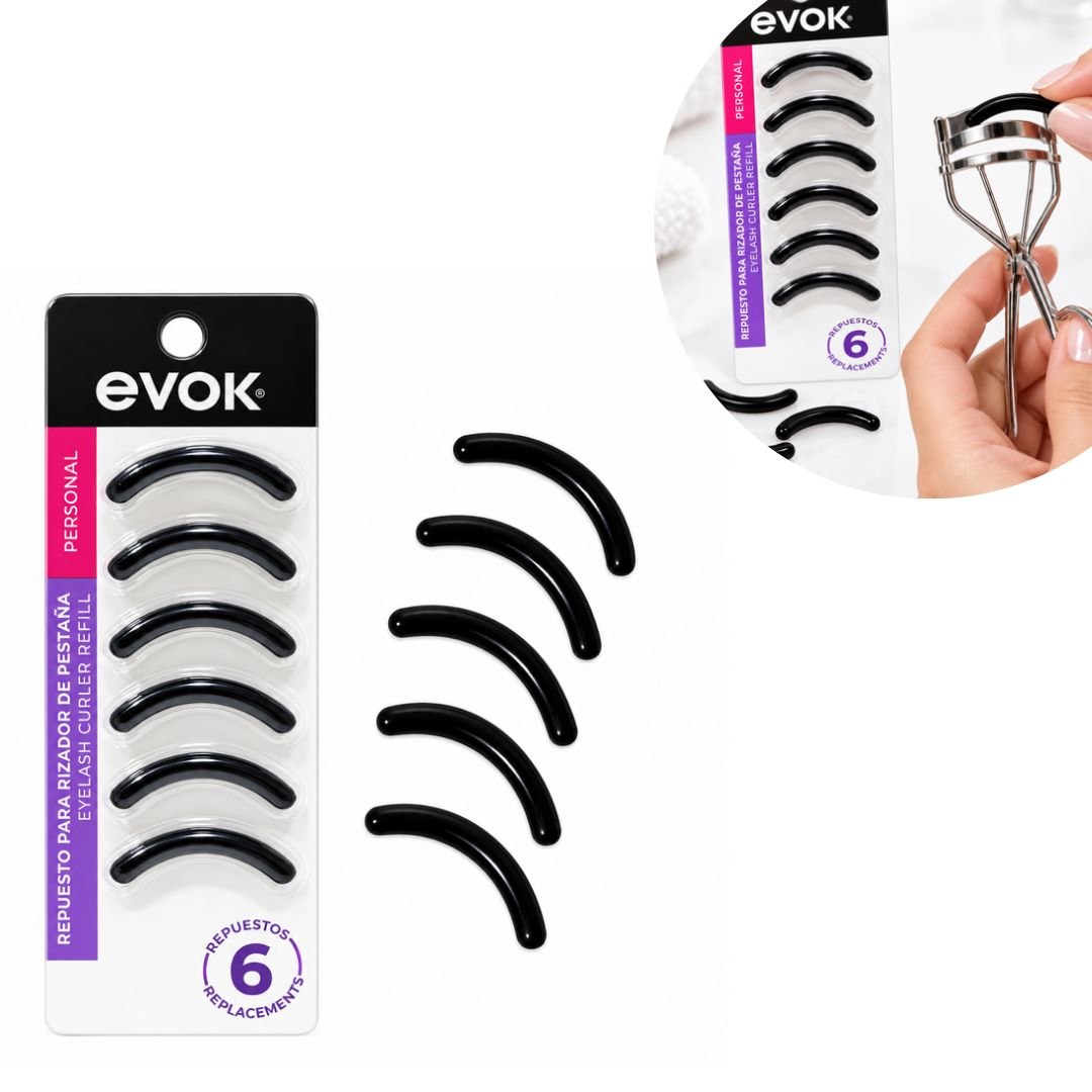 REPUESTOS DE GOMA PARA ENCRESPADOR 6UND EVOK