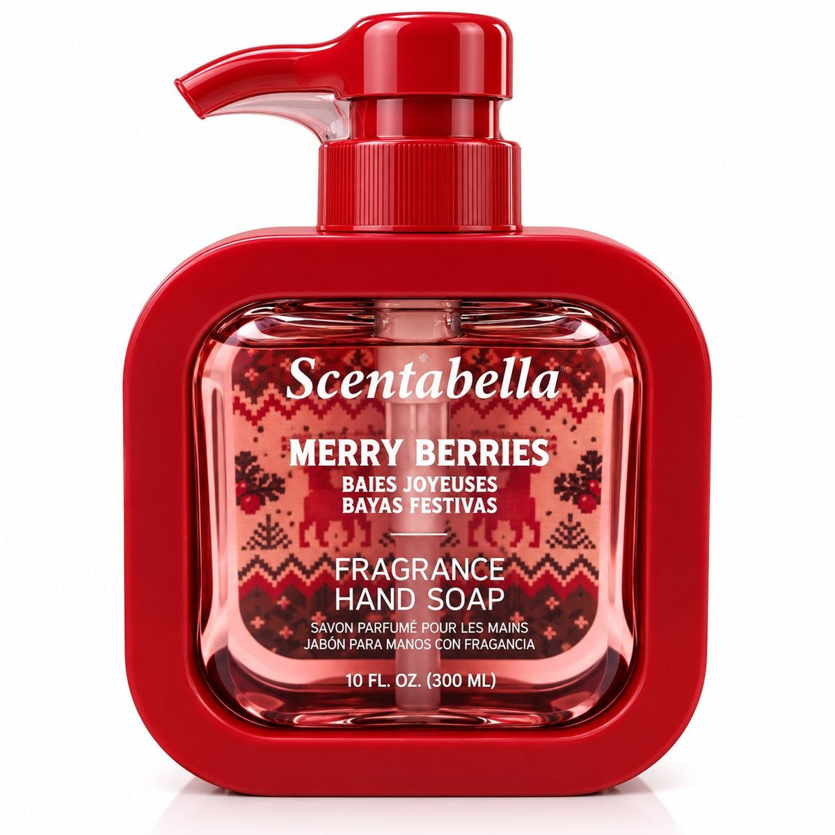 JABÓN LÍQUIDO DE MANOS CON FRAGANCIA BAYAS FESTIVAS SCENABELLA 3000ML