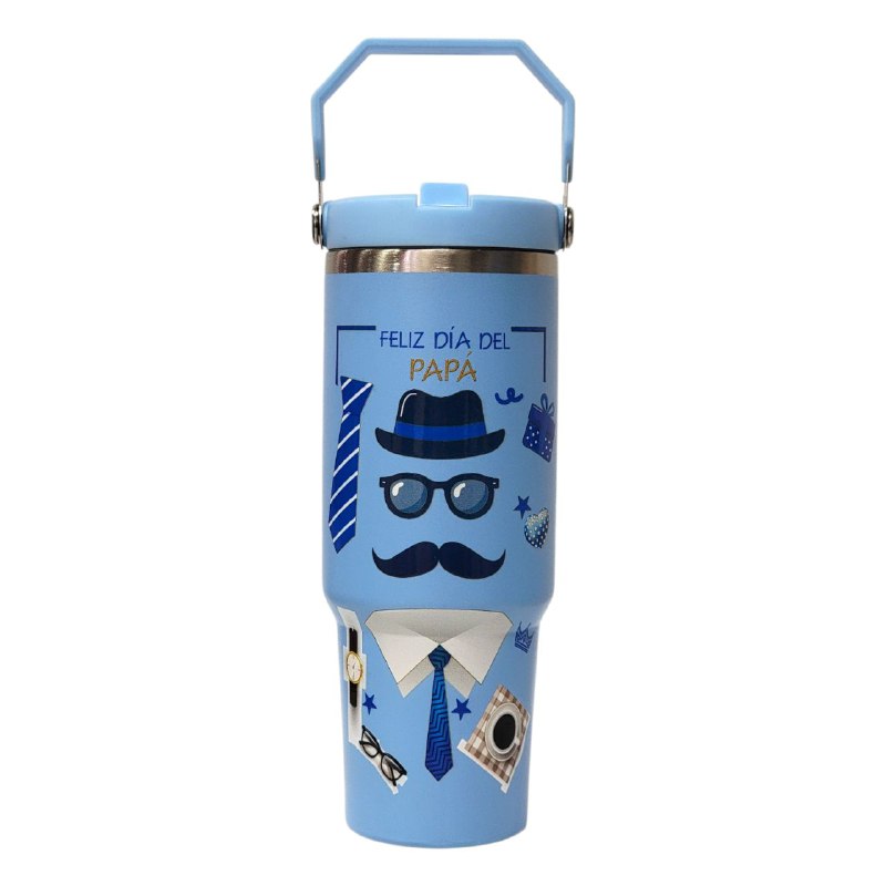 BOTE TERMICO DE REGALO PARA PADRE PARA BEBIDAS FRIAS Y CALIENTES BENELI HOME