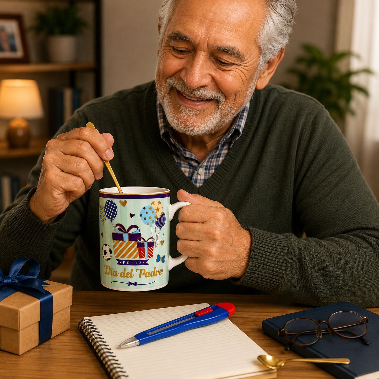 SET DE REGALO DÍA DEL ABUELO BENELI HOME 12.2X9.2CM