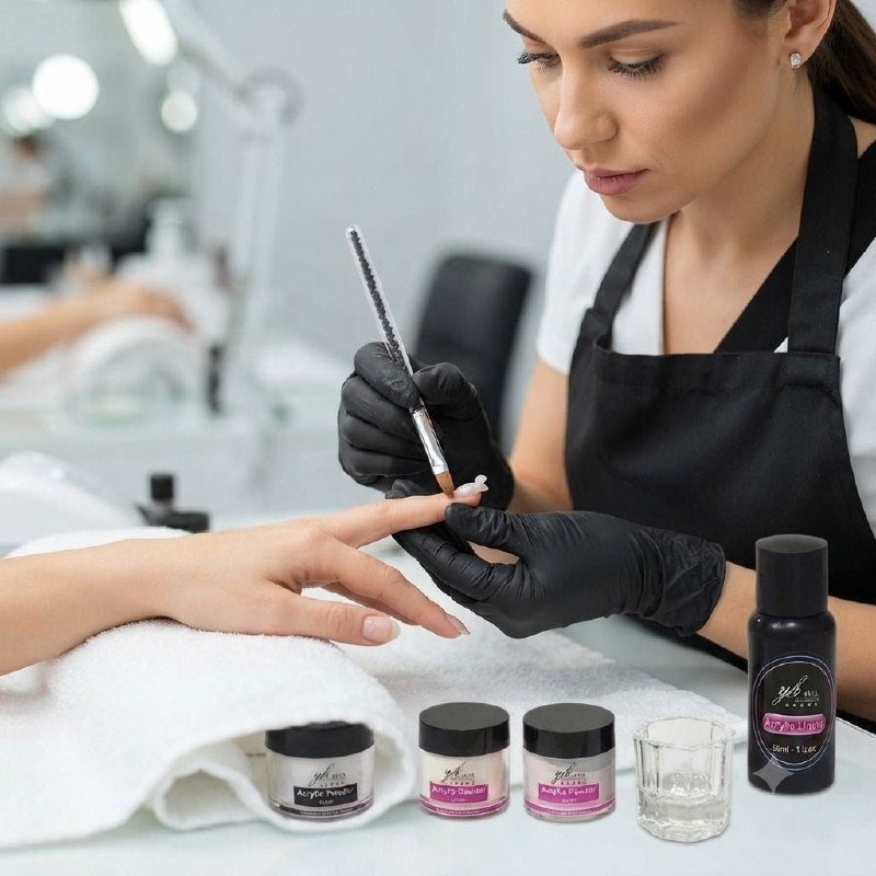 KIT PROFESIONAL DE UÑAS ACRILICAS YH BEJA 30ML