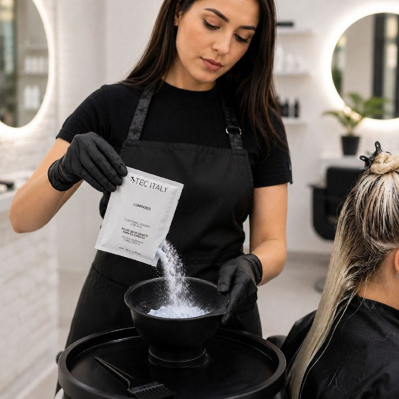 POLVO DECOLORANTE MICROENCAPSULADO PARA EL CABELLO TEC ITALY 45G