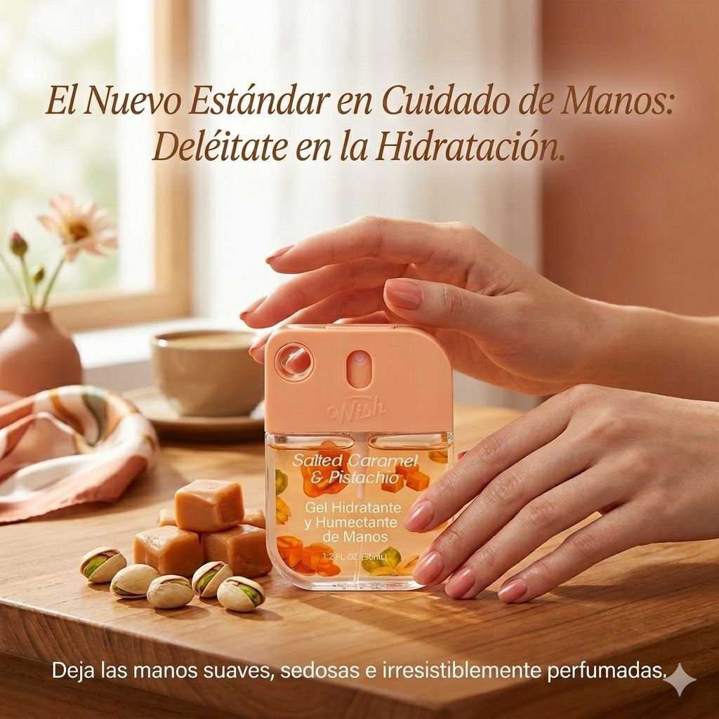 SPRAY DESINFECTANTE DE MANOS HIDRATANTE WISH 35ML