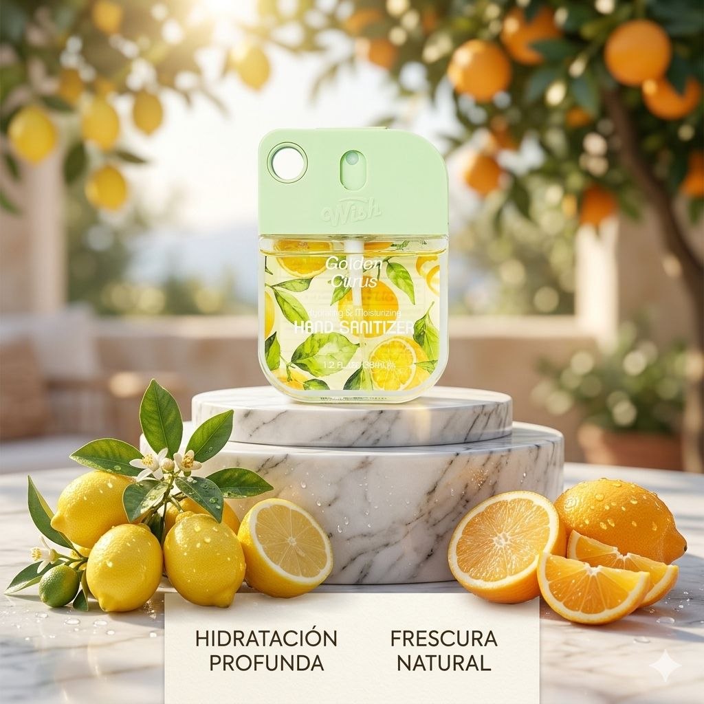 SPRAY DESINFECTANTE DE MANOS HIDRATANTE WISH 35ML