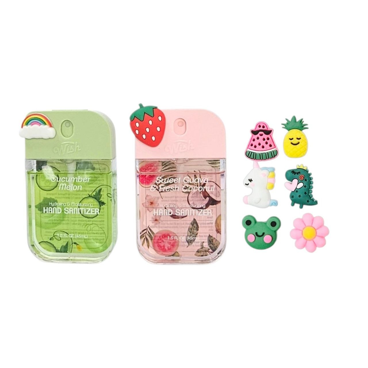 SPRAY DESINFECTANTE DE MANOS HIDRATANTE CON FIGURAS COLECCIONABLES WISH 45ML