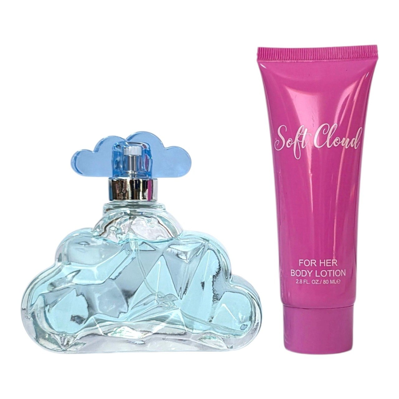 SOFT CLOUD EDP 100ML CREMA CORPORAL 80ML (M) (AROMA SIMILAR A ARIANA GRANDE CLOUD)