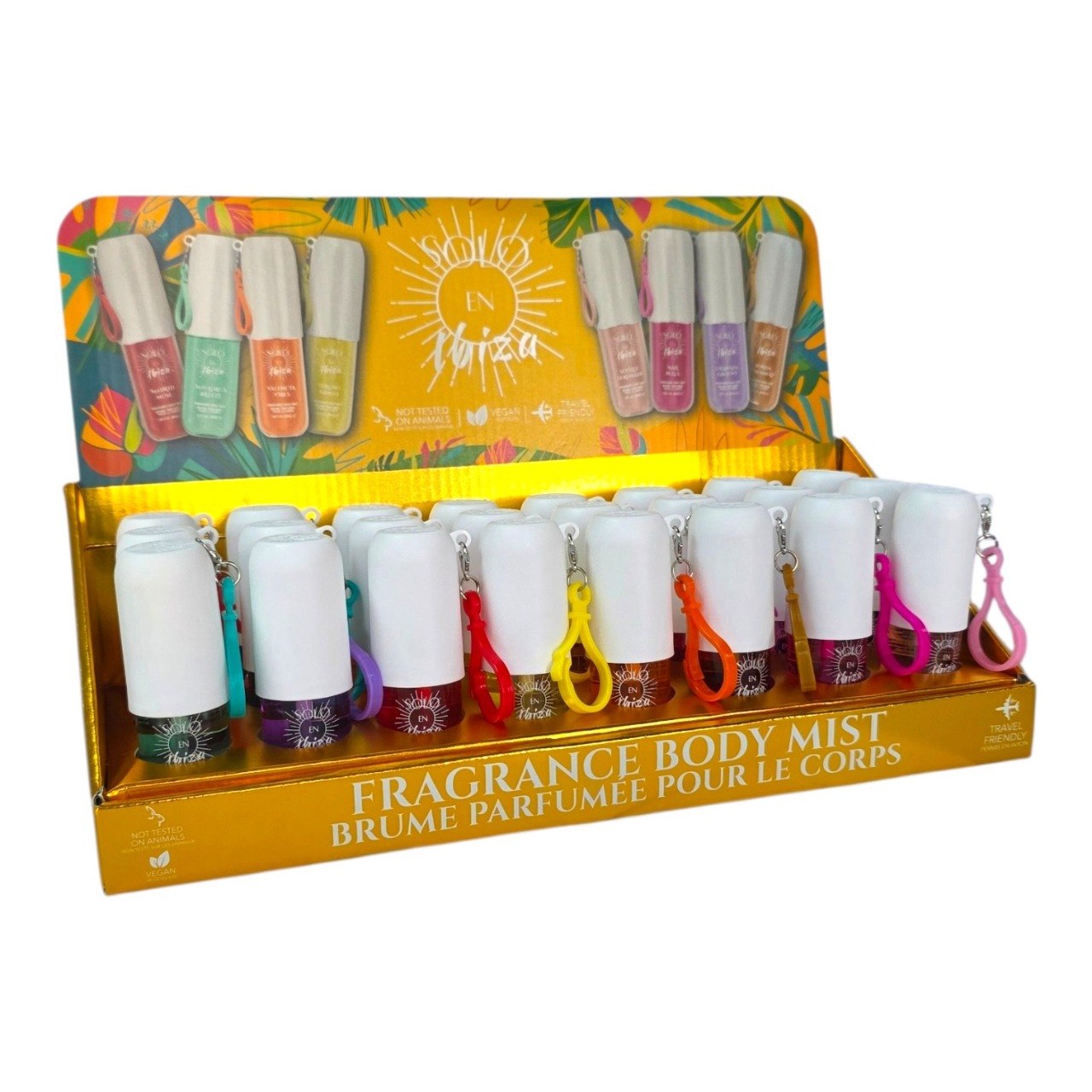 SPLASH CON LLAVERO SOLO EN IBIZA 30ML (AROMAS SIMILARES A SOL DE JANEIRO)