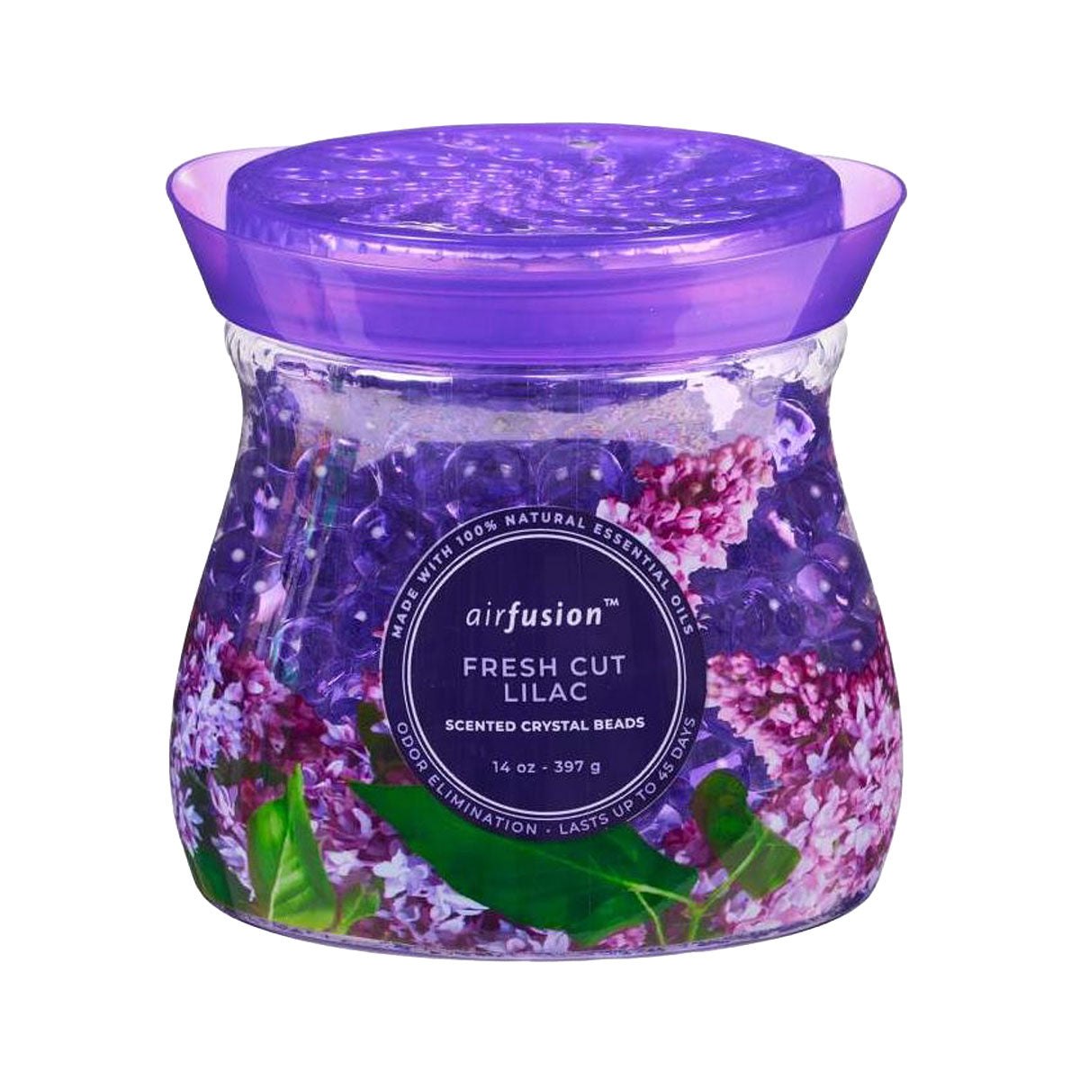 PERLAS AMBIENTADORAS EN GEL AROMA A LILA AIRFUSION 397G