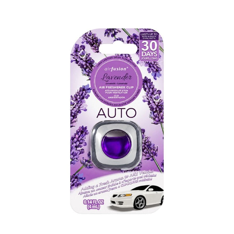 AMBIENTADOR PARA VENTILACION DE AUTO AROMA A LAVANDA AIRFUSION 4ML