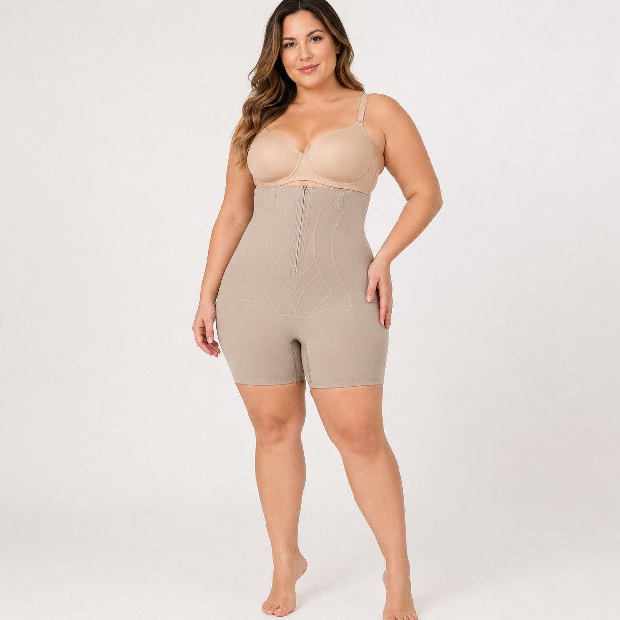 FAJA SHORT REDUCTORA CON CIERRE PARA DAMA TALLA L