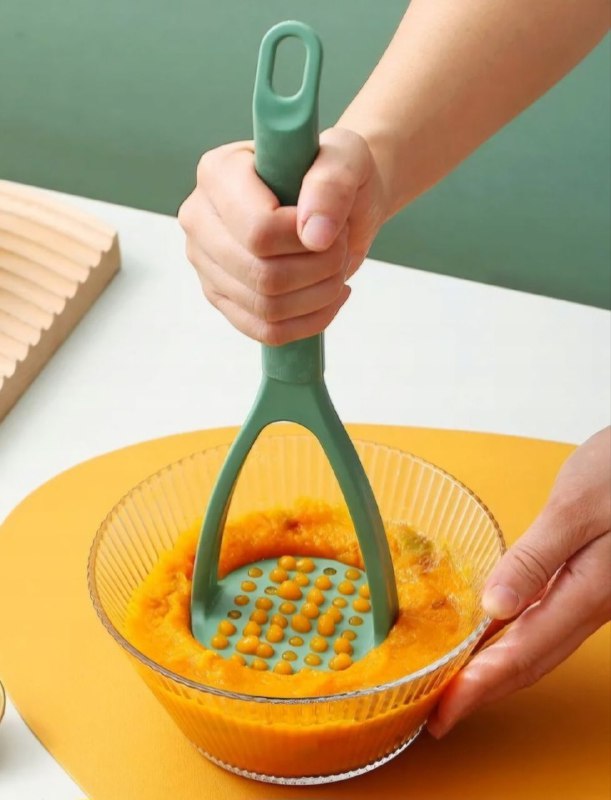 MACHACADOR MANUAL DE PLASTICO, HERRAMIENTA TRITURADORA DE ALIMENTOS COCIDOS, PAPAS, AGUACATEM FRIJOLES, FRUTAS Y VERDURAS BAO SHUM HE