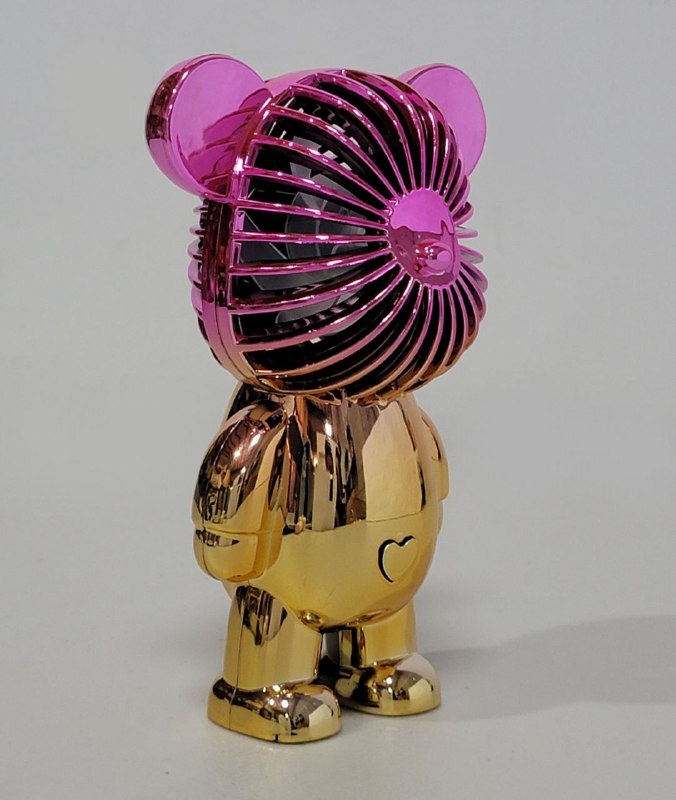 VENTILADOR DE MANO O MESA RECARGABLE DE OSO MINI FAN 3 COLORES
