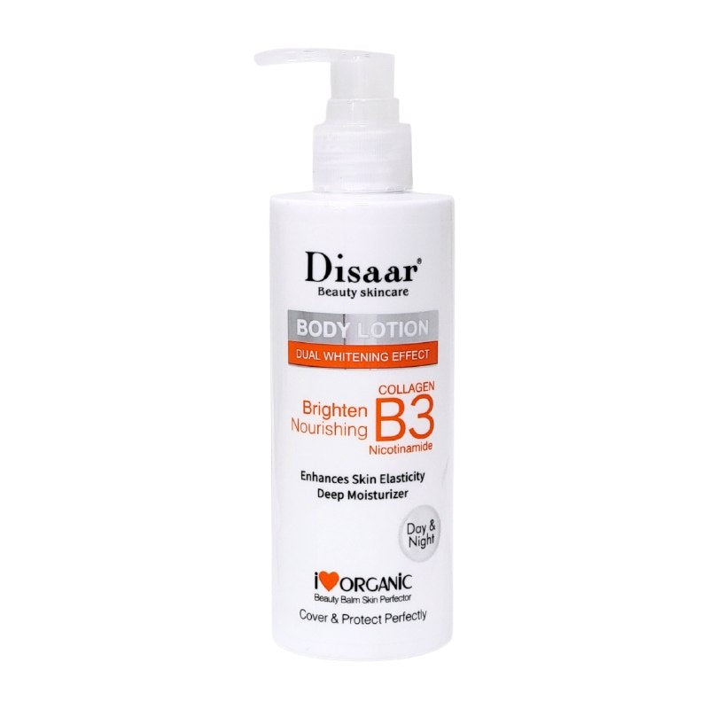 CREMA CORPORAL DE BLANQUEAMIENTO DUAL CON COLAGENO DISAAR 230ML