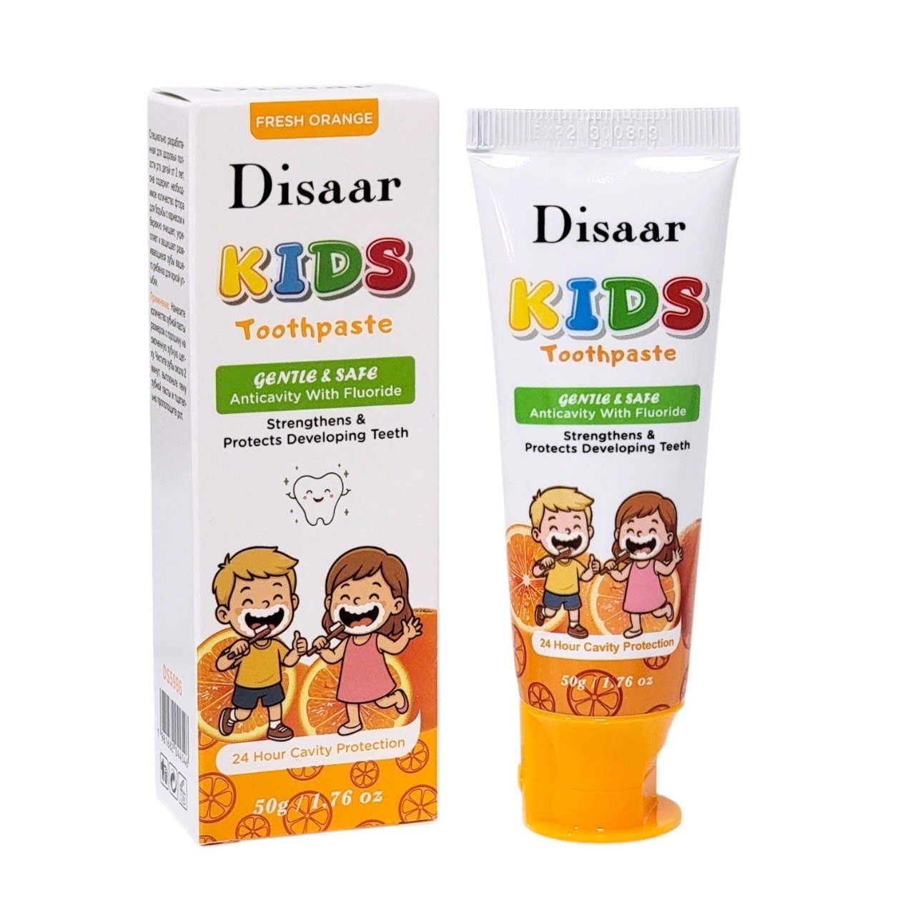 PASTA DENTAL INFANTIL SABOR NARANJA DISAAR 50G