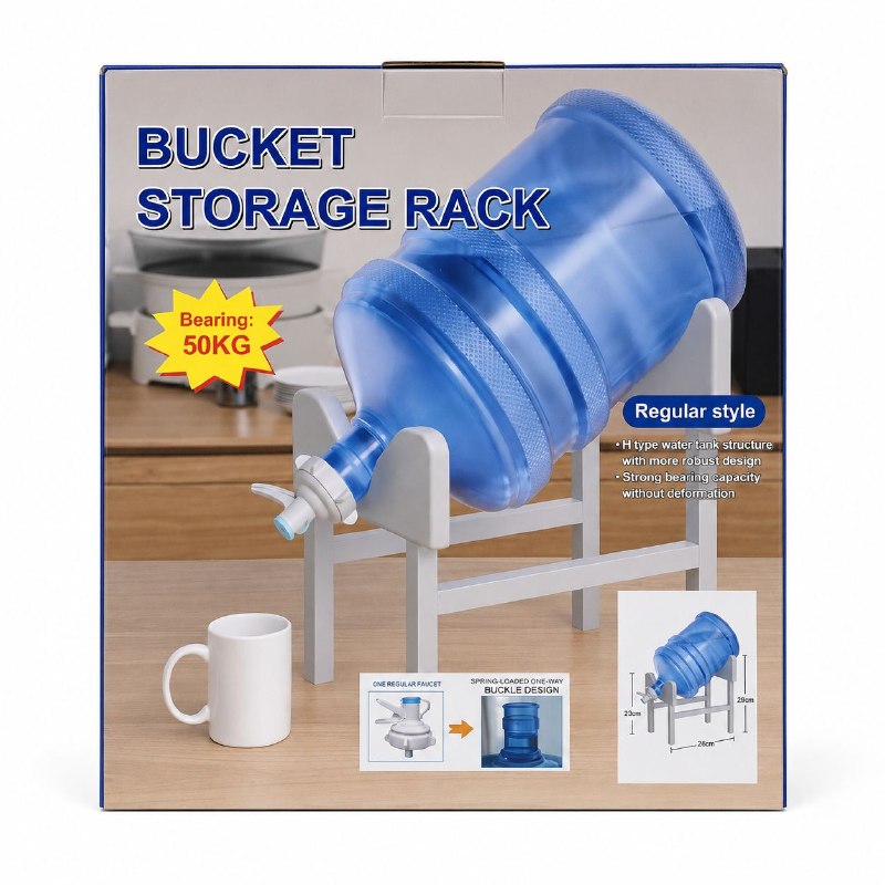 ESTANTE DE ALMACENAMIENTO PARA GARRAFON DE AGUA 25X29X29