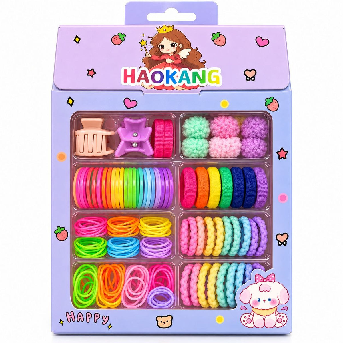 SET DE ACCESORIOS PARA EL CABELLO HAOKANG
