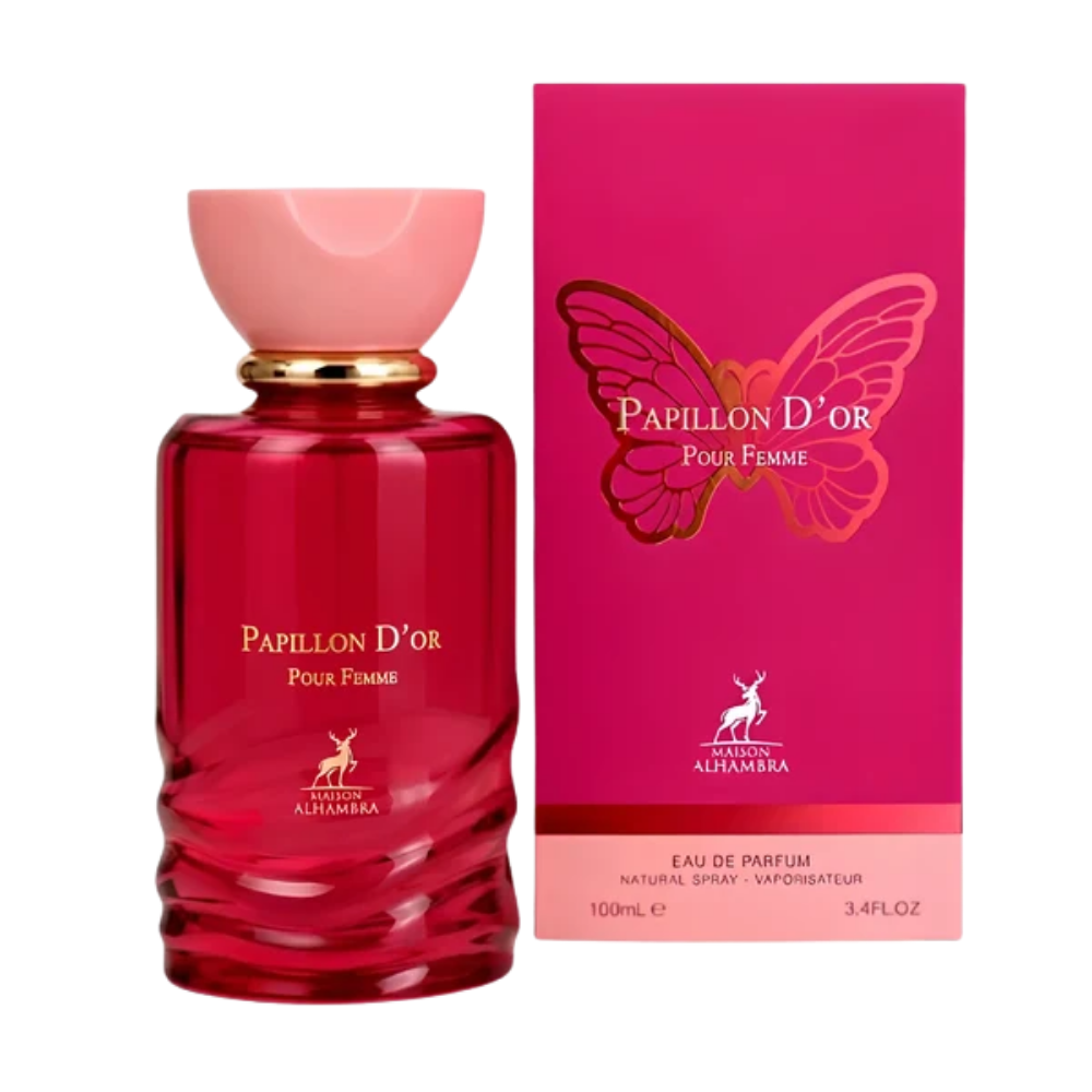 MAISON ALHAMBRA PAPILLON D'OR POUR FEMME EDP 100ML (M) (DUPE CAROLINA HERRERA LA BOMBA EDP)