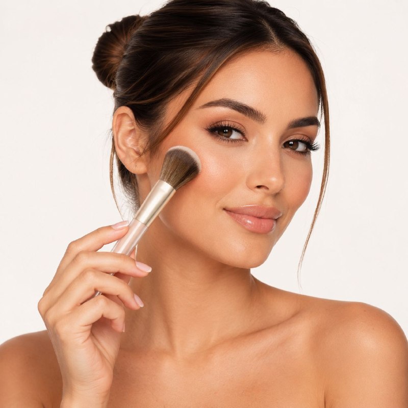 BROCHA DE MAQUILLAJE MULTIPROPOSITO PARA POLVO Y RUBOR NEVADA BEAUTY TOOLS