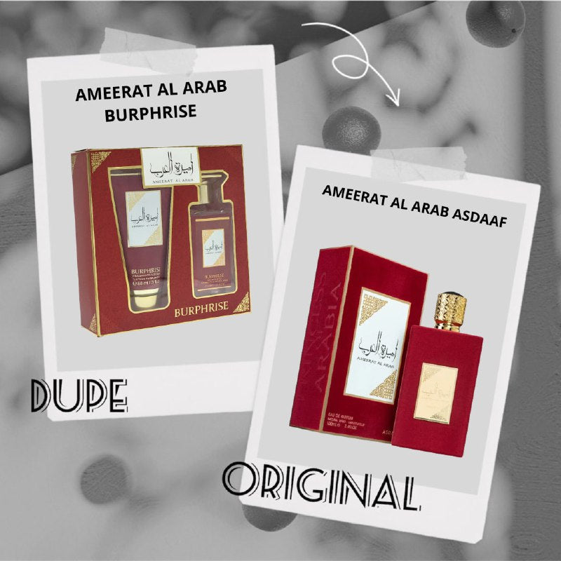 SET BURPHRISE AMEERAT AL ARAB EDP 100ML, BODY LOTION 88ML (M)
