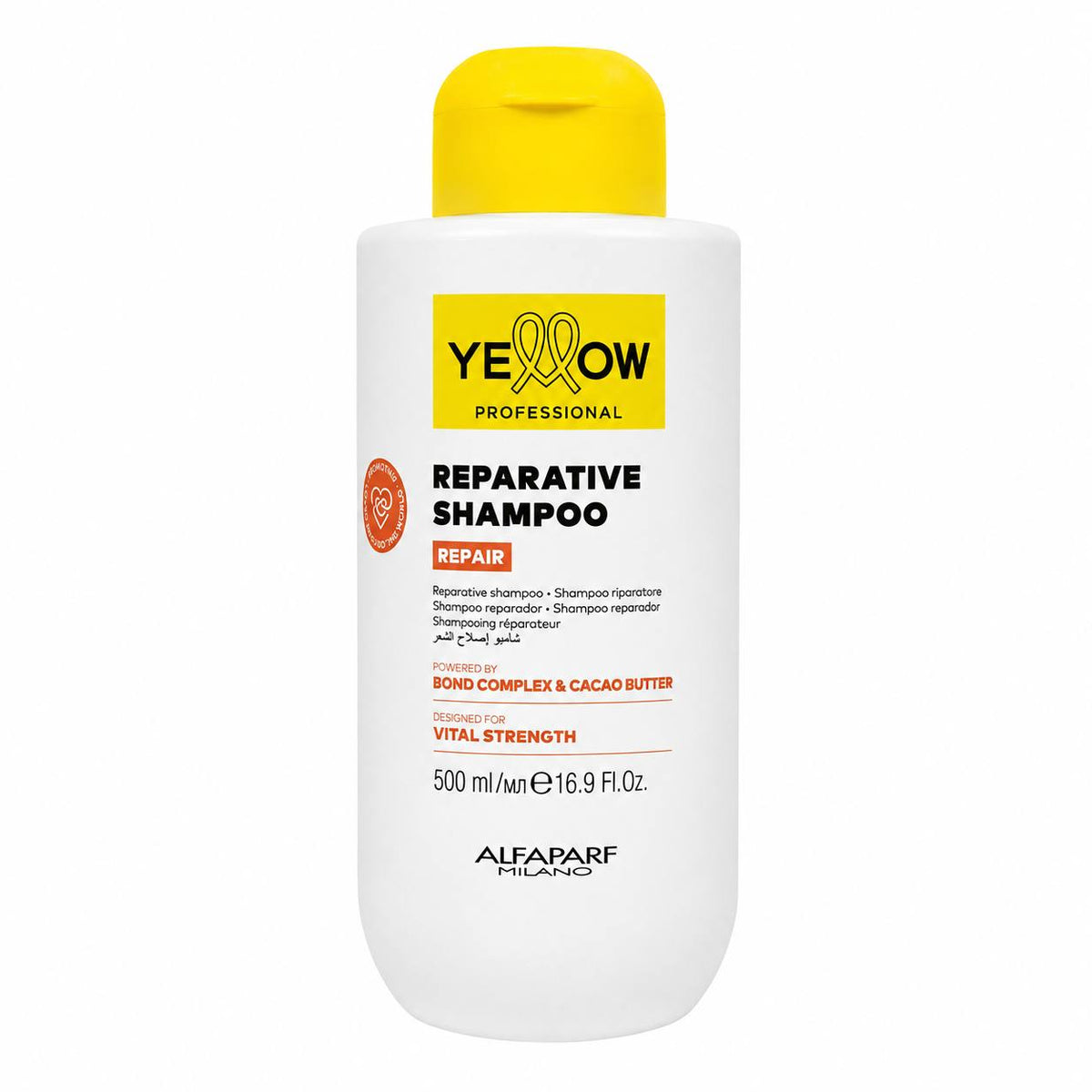 SHAMPOO REPARADOR CABELLO DAÑADO Y DEBILITADO YELLOW PROFESSIONAL 500ML 1 UND