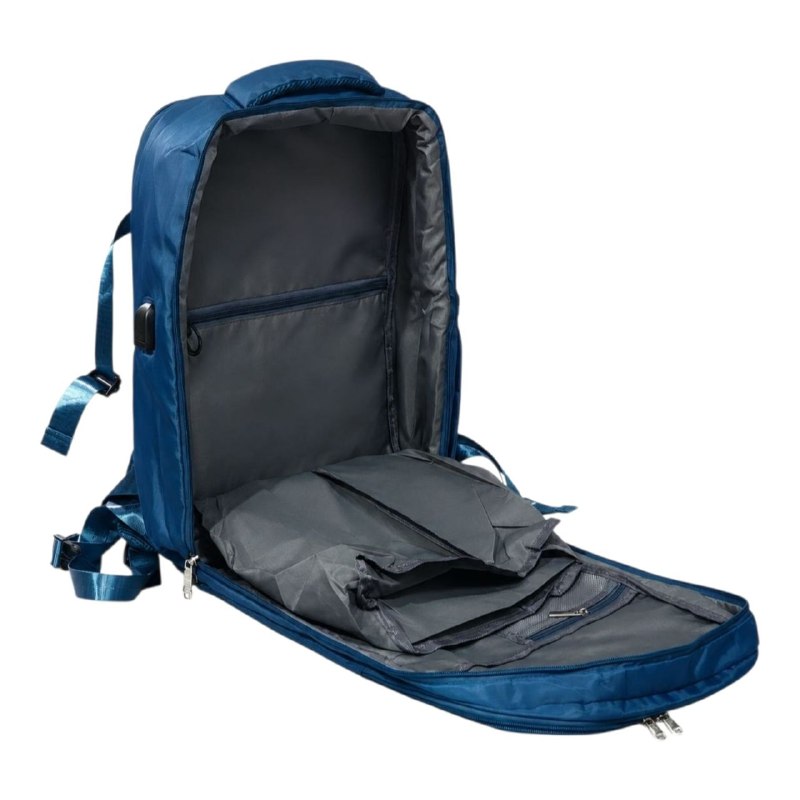 MOCHILA DE VIAJE CON COMPARTIMIENTO PARA LAPTOP Y CALZADO SOFIAZUL 31X35X20CM