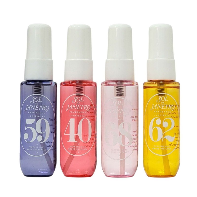 SET DE SPLASH PERFUMADOS PARA CUERPO Y CABELLO SOL DE JANEIRO CHEIROSA 30MLX4 (M)