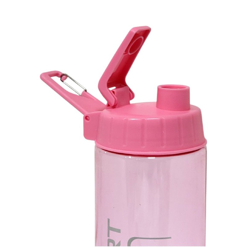 BOTELLA MEZCLADORA DEPORTIVA PORTATIL DE PLASTICO DE ALTA RESISTENCIA 26X6CM