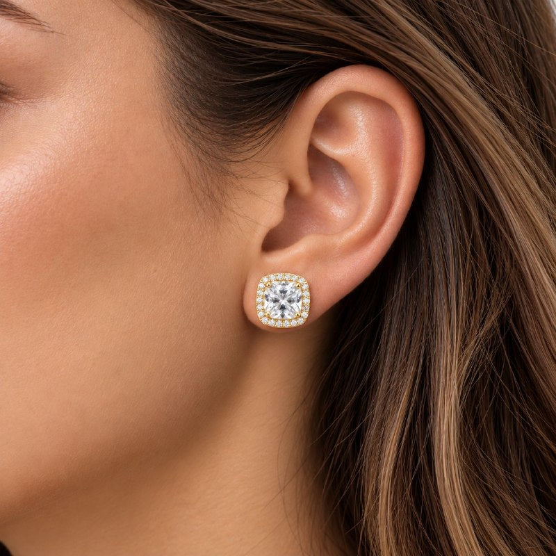 ARITOS DE ENCHAPE PARA DAMA 1CM (DUPE SWAROVSKI)