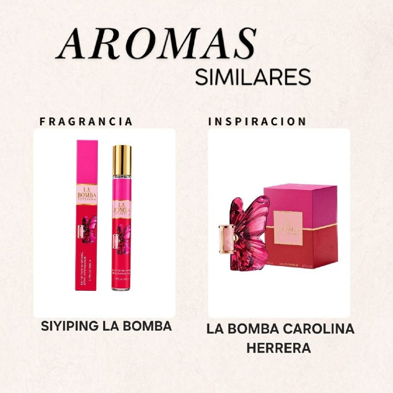 PERFUME EN TUBO SIYIPING LA BOMBA EDP 35ML (M) (AROMA SIMILAR CAROLINA HERRERA LA BOMBA)