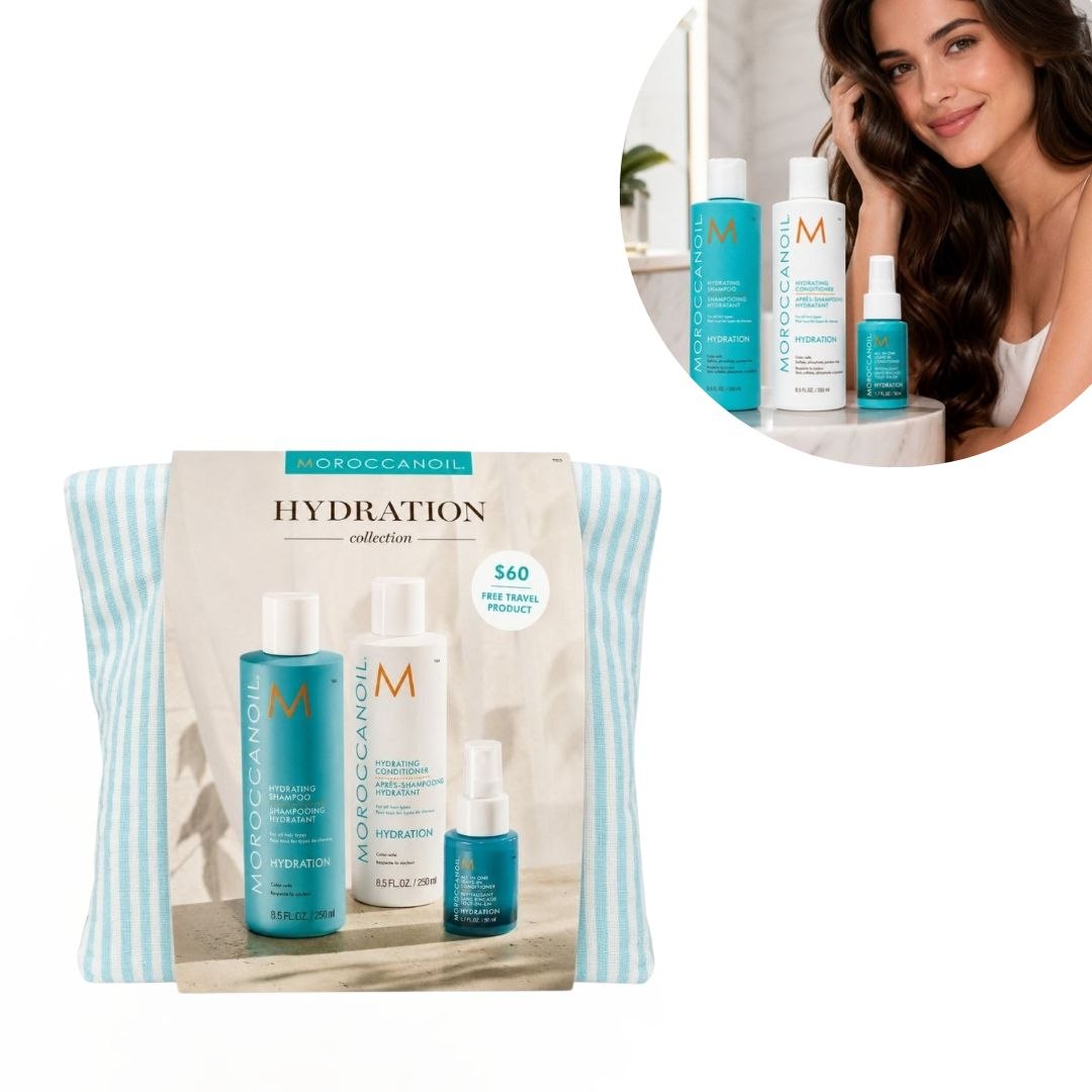 SET DE HIDRATACIÓN CAPILAR MOROCCANOIL COLLECTION 3 PIEZAS 1 UND