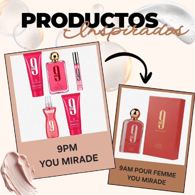 SET YOU MIRADE 9PM 100ML, EDP 15ML, SHOWER GEL 150ML, BODY MIST 100ML, BODY LOTION 150ML (M) (AROMA SIMILAR AFNAN 9AM POUR FEMME)