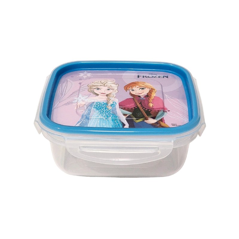 RECIPIENTE PANA PARA ALIMENTOS PARA NIÑAS CON DISEÑO DE FROZEN KENDY 7X16X16CM