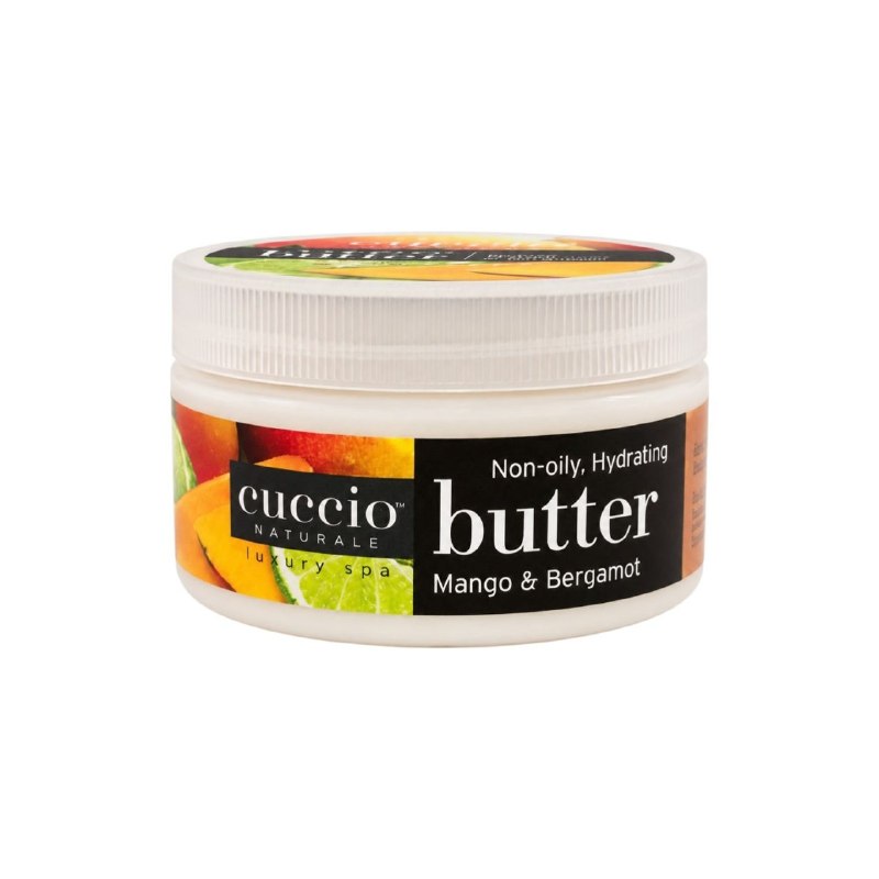 CREMA CORPORAL EXFOLIANTE HIDRATANTE INTENSIVA CON AROMA A MANGO Y BERGAMOTA CUCCIO 226G