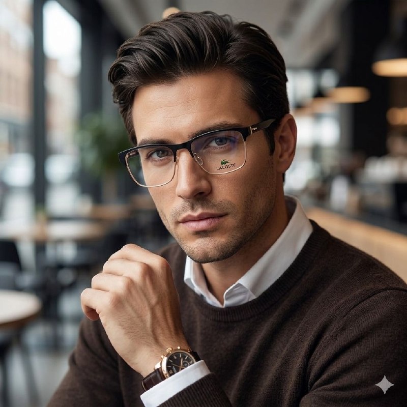 LENTES ORIGINALES PARA GRADUAR PARA CABALLERO LACOSTE