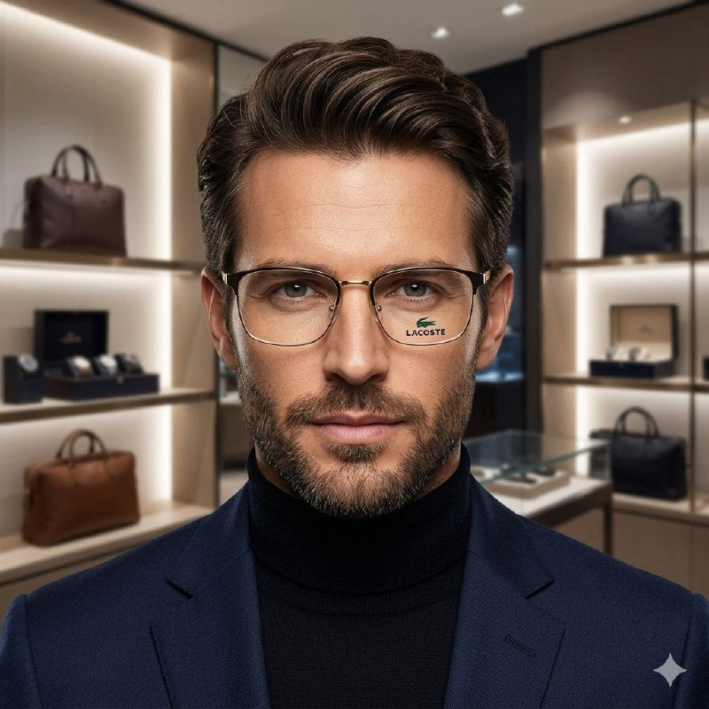 LENTES ORIGINALES PARA GRADUAR PARA CABALLERO LACOSTE
