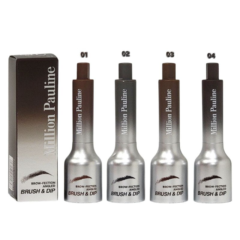 GEL DE CEJAS 4 TONOS MILLION PAULINE BRUSH & DIP 1.2ML