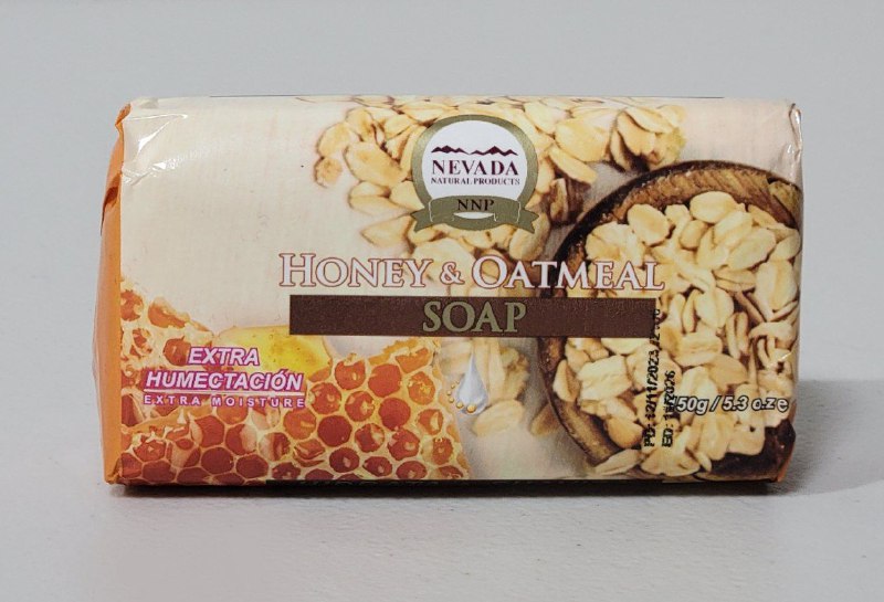 JABÓN CORPORAL Y FACIAL DE MIEL Y AVENA NEVADA 150G