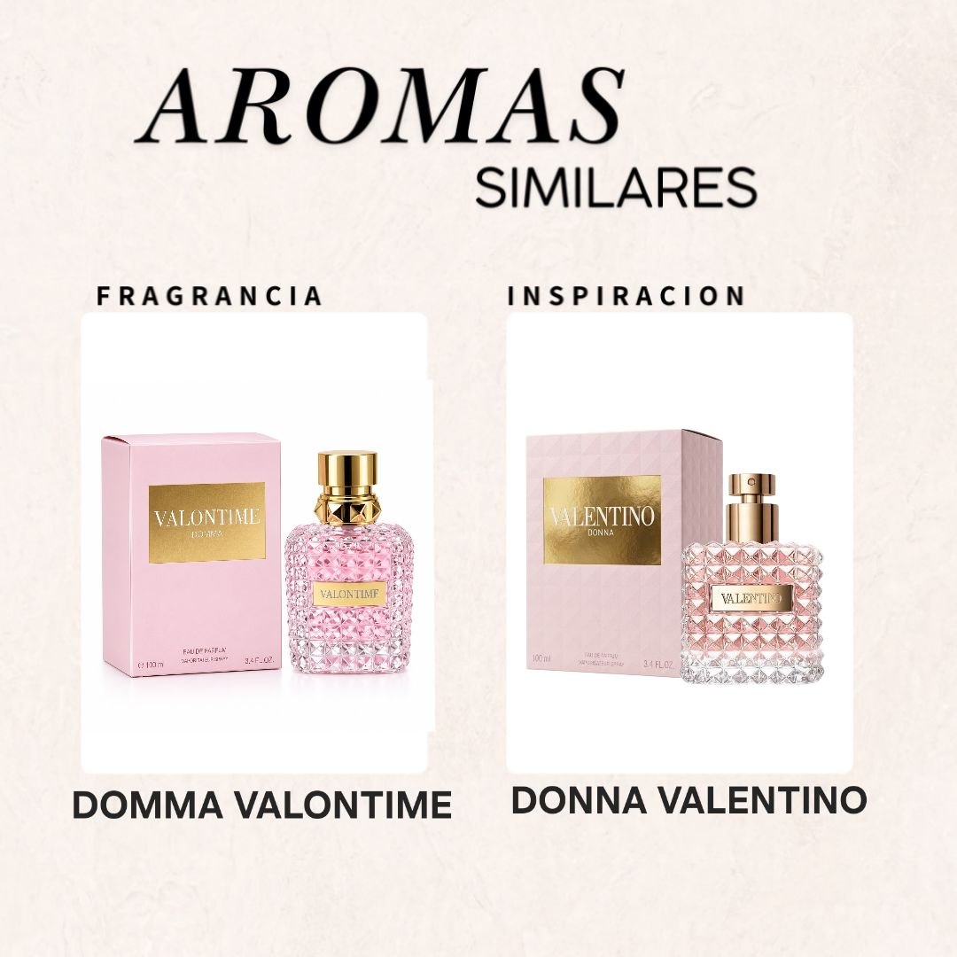 DOMMA VALONTIME EDP 100ML (M) (AROMA SIMILAR A VALENTINO VALENTINA)