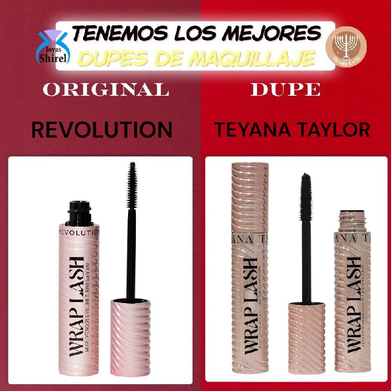 RIMEL MEGA ALARGAMIENTO Y VOLUMEN TEYANA TAYLOR 12ML (DUPE DE REVOLUTION)