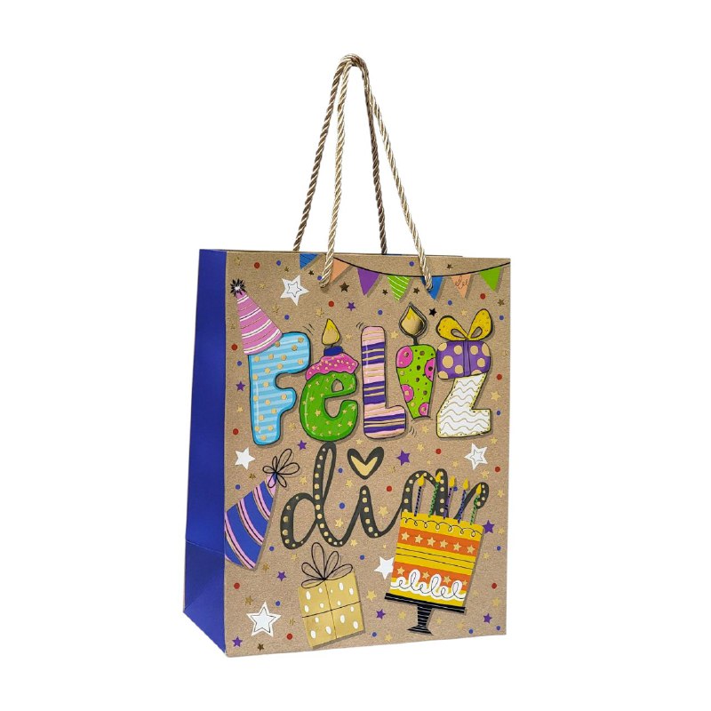 BOLSA DE REGALO DE PEQUEÑA 18X10X23CM